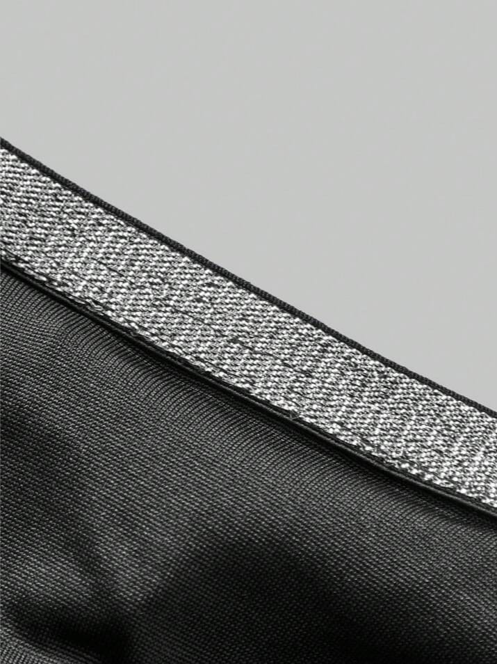 Men's Rhinestone Heart Chain Linked Sexy Thong Underwear